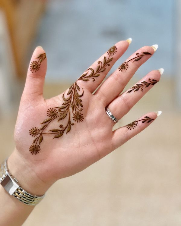 New front hand mehndi design 3 New front hand mehndi design 3