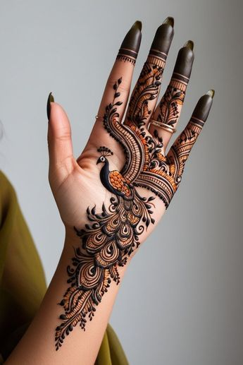New front hand mehndi design 9 New front hand mehndi design 9