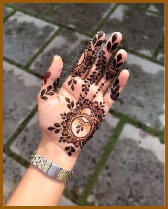 Royal front hand mehndi design with vintage jali pattern Royal front hand mehndi design with vintage jali pattern
