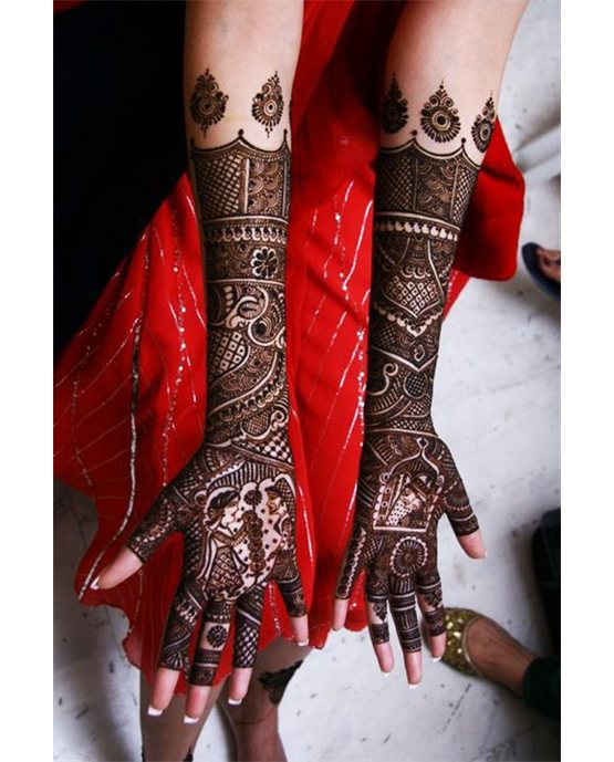 Bloom Inspired Chic Front Full Hand Mehndi Design Bloom Inspired Chic Front Full Hand Mehndi Design