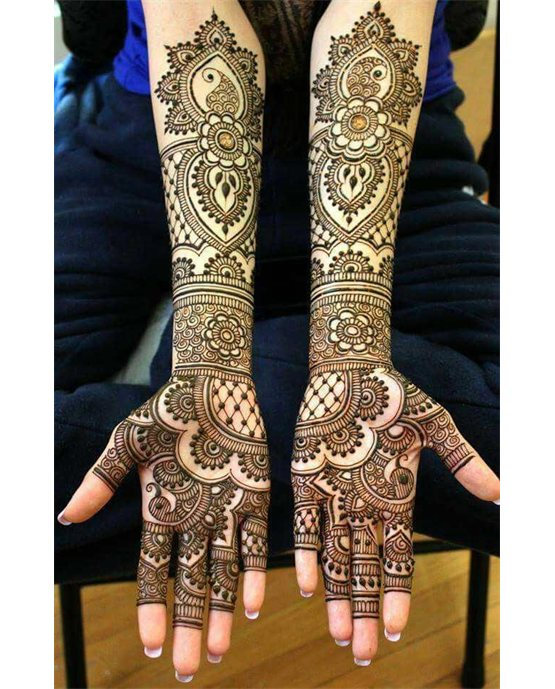 Creative Blend And Butterfly Featuring Front Full Hand Mehndi Design Creative Blend And Butterfly Featuring Front Full Hand Mehndi Design