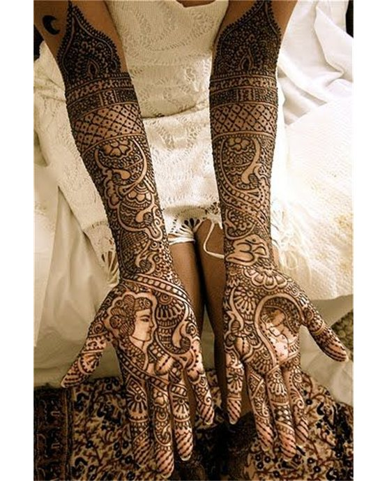 Glamorous Geometric Front Full Hand Mehndi Design Style Glamorous Geometric Front Full Hand Mehndi Design Style