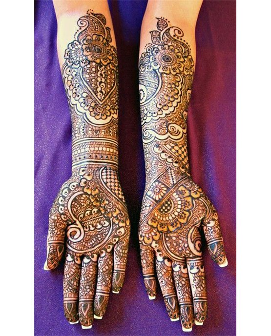 Panel And Curves Subtle Front Full Hand Mehndi Design Look Panel And Curves Subtle Front Full Hand Mehndi Design Look