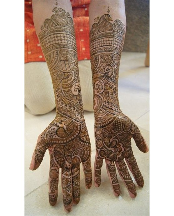 Wave Inspired Light Front Full Hand Mehndi Design Wave Inspired Light Front Full Hand Mehndi Design