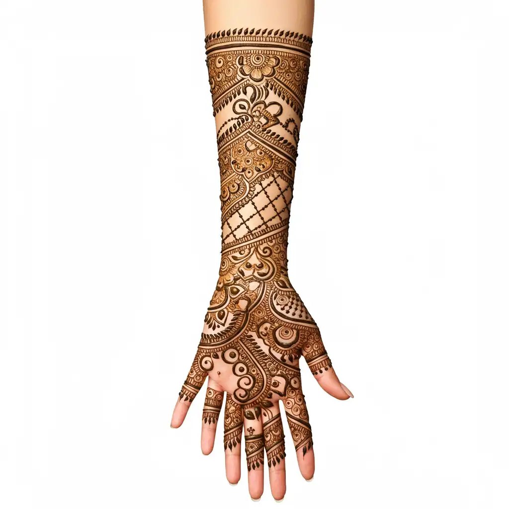 Full hand mehndi design 116 Full hand mehndi design 116