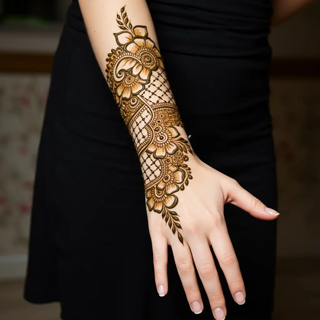 Full hand mehndi design 138 Full hand mehndi design 138