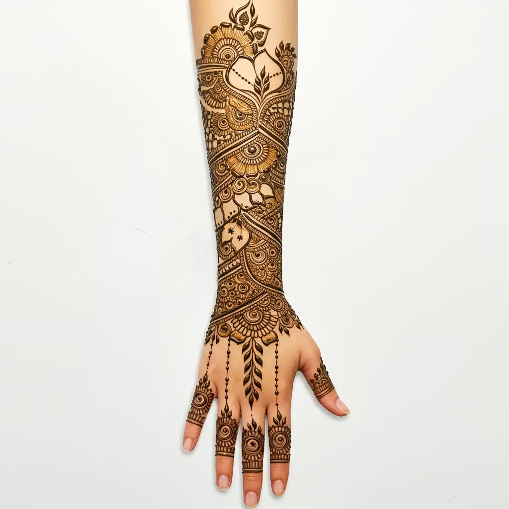 Full hand mehndi design 146 Full hand mehndi design 146