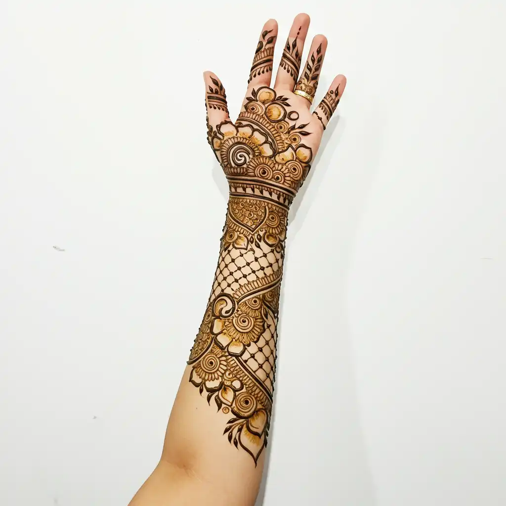 Full hand mehndi design 149 Full hand mehndi design 149
