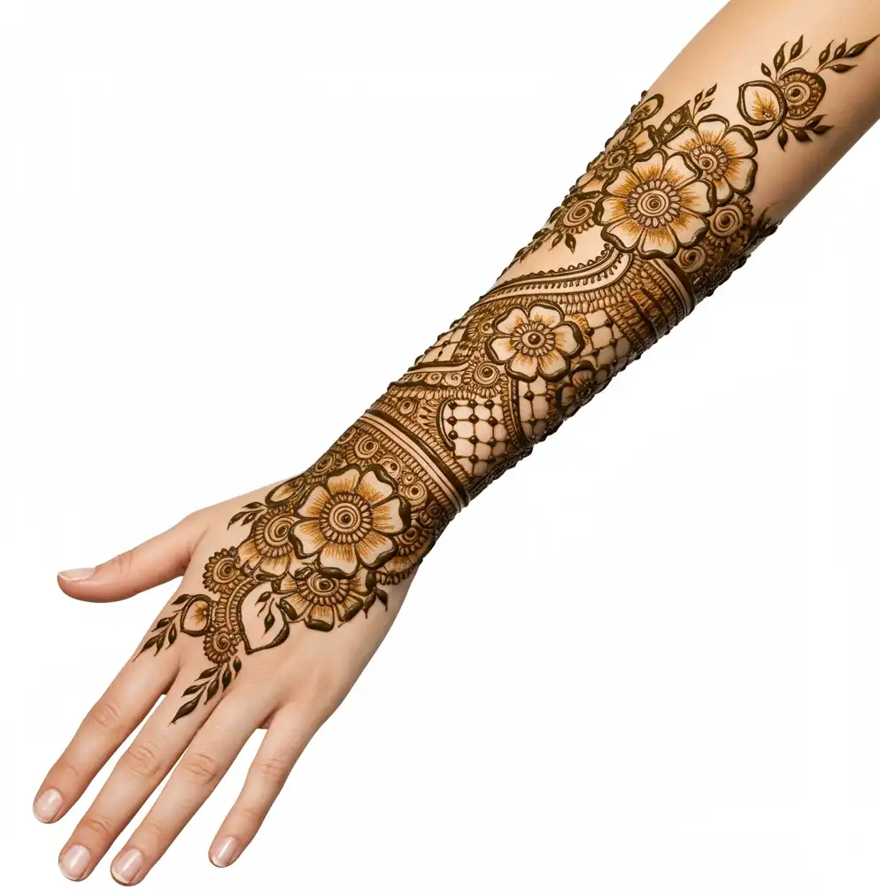 Full hand mehndi design 150 Full hand mehndi design 150