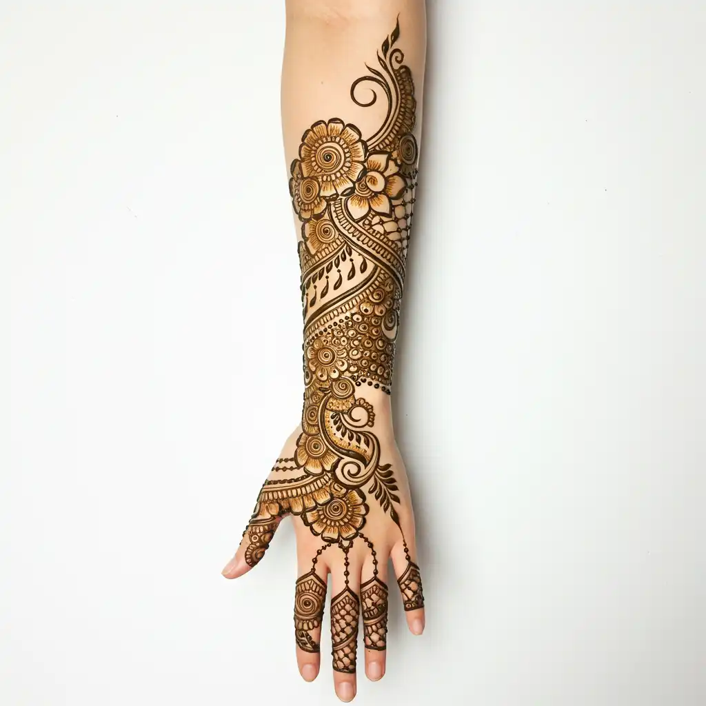 Full hand mehndi design 151 Full hand mehndi design 151