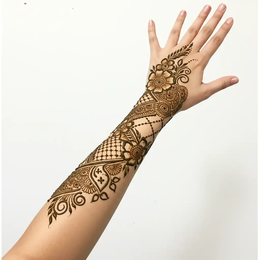 Full hand mehndi design 2 Full hand mehndi design 2