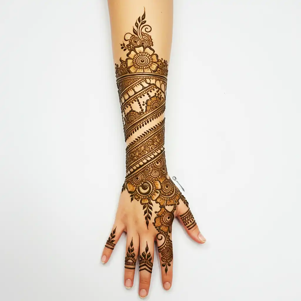 Full hand mehndi design 20 Full hand mehndi design 20