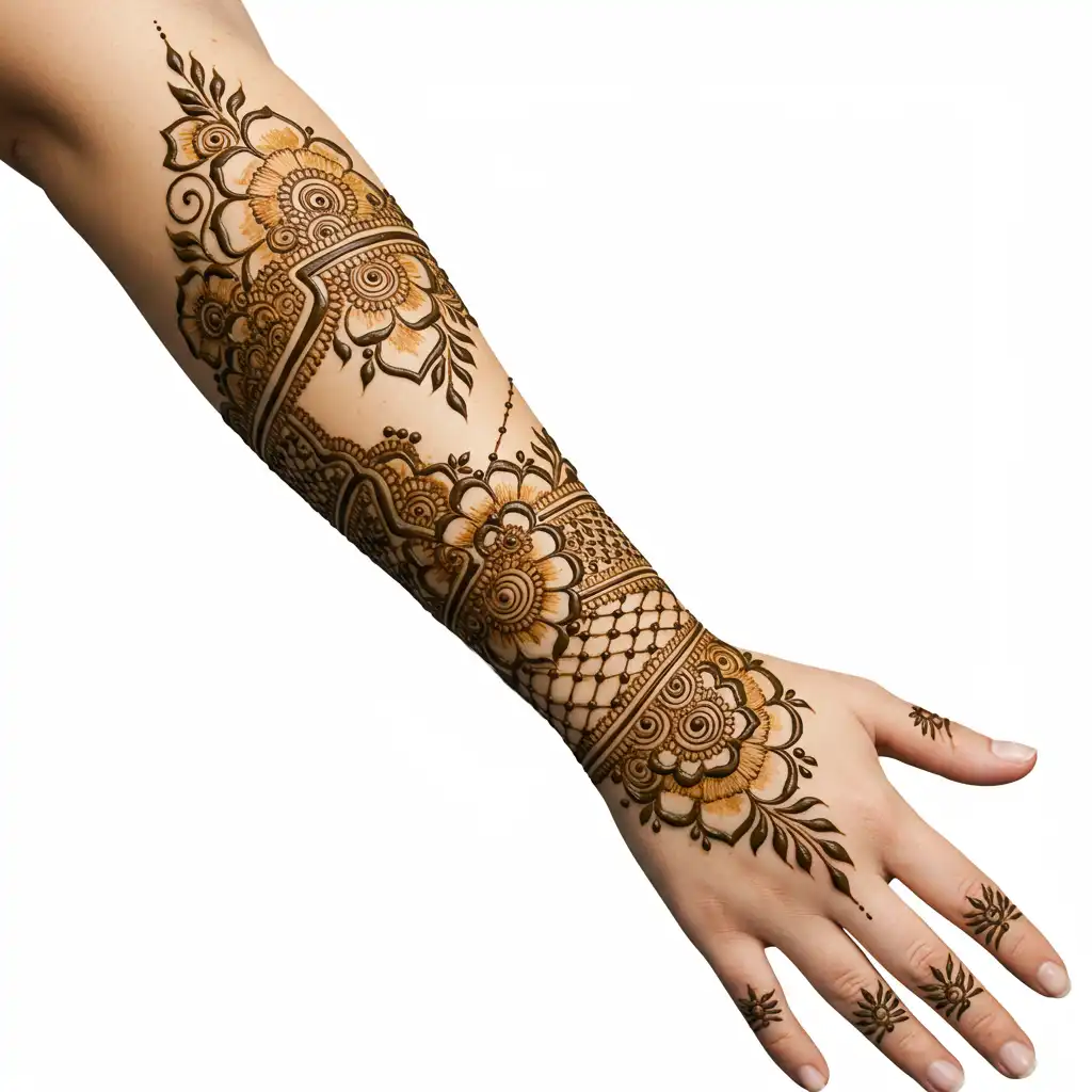 Full hand mehndi design 29 Full hand mehndi design 29