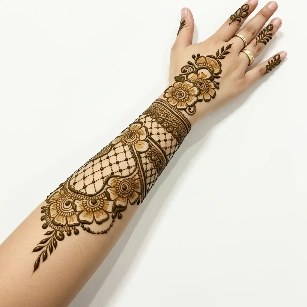 Full hand mehndi design 33 Full hand mehndi design 33