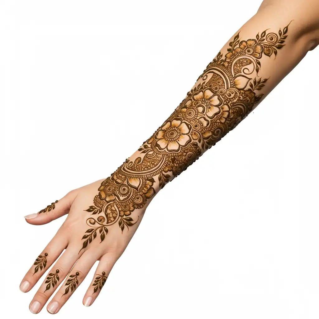 Full hand mehndi design 34 Full hand mehndi design 34
