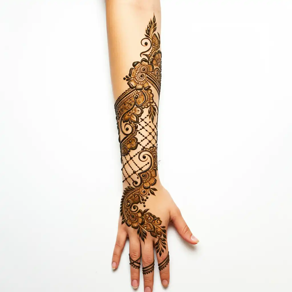 Full hand mehndi design 37 Full hand mehndi design 37