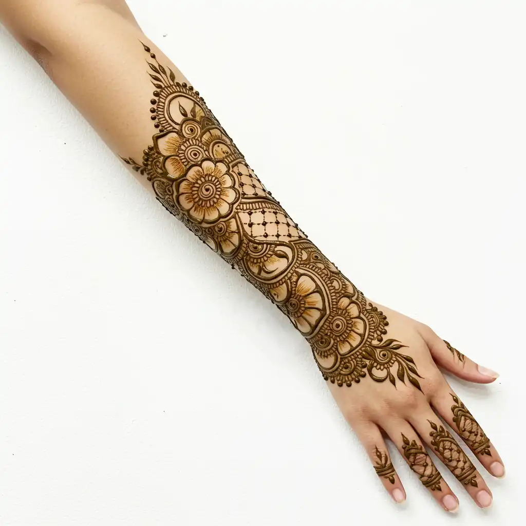 Full hand mehndi design 41 Full hand mehndi design 41