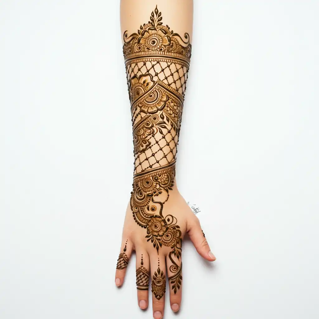 Full hand mehndi design 42 Full hand mehndi design 42