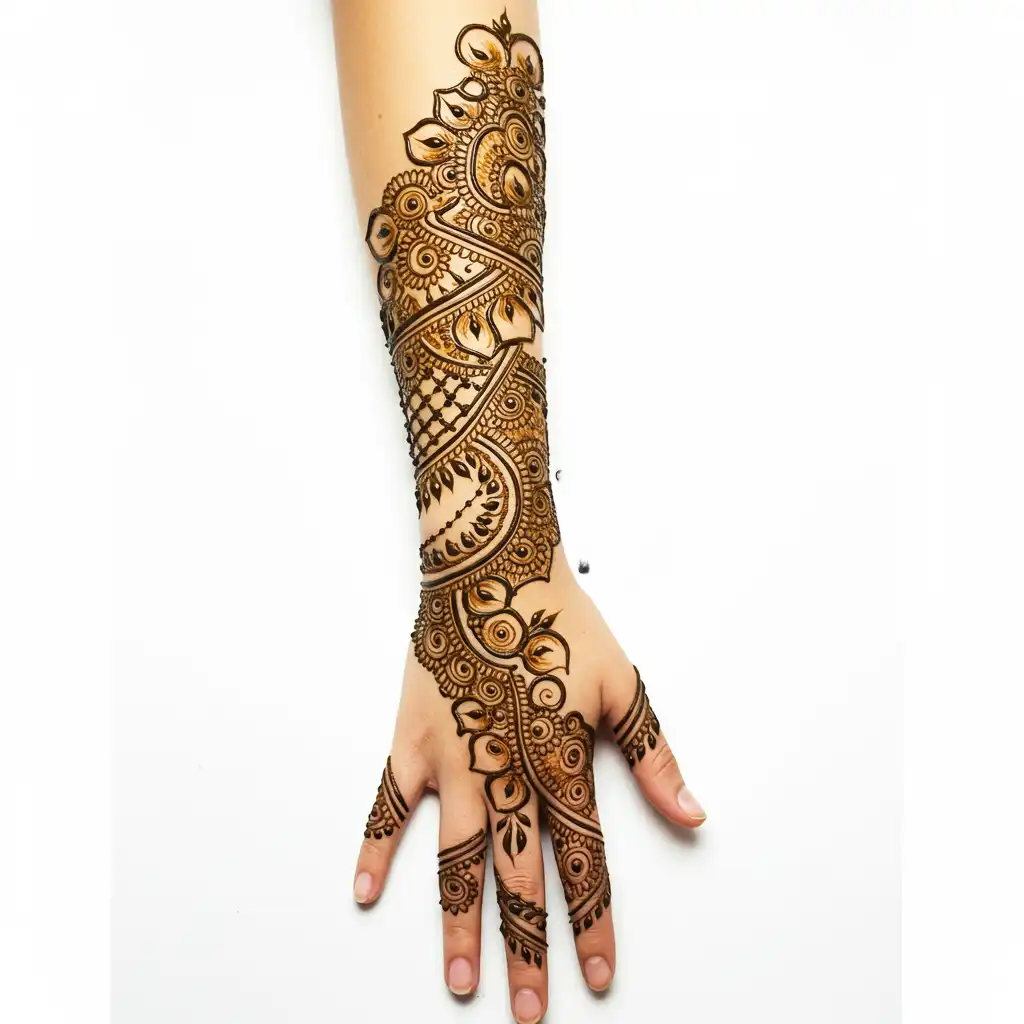 Full hand mehndi design 43 Full hand mehndi design 43