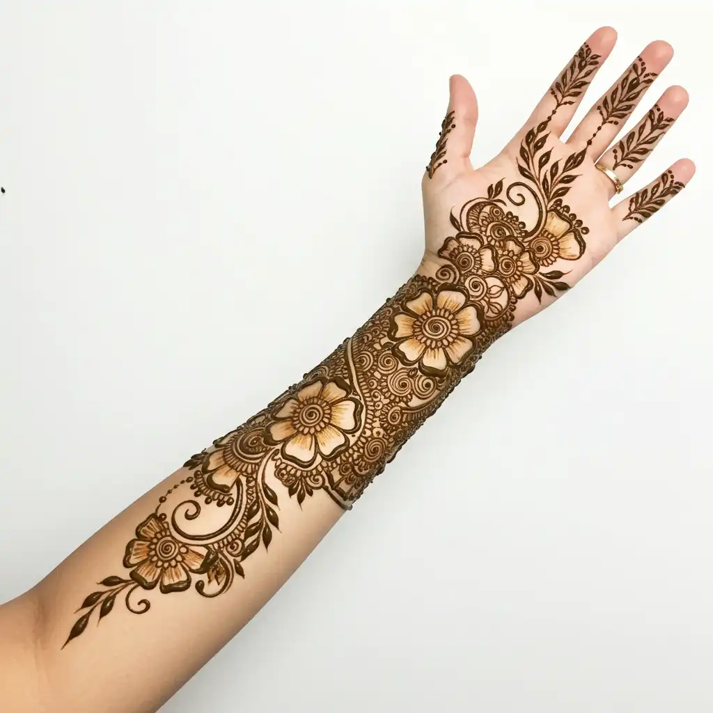 Full hand mehndi design 51 Full hand mehndi design 51