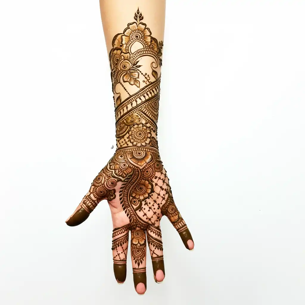 Full hand mehndi design 53 Full hand mehndi design 53
