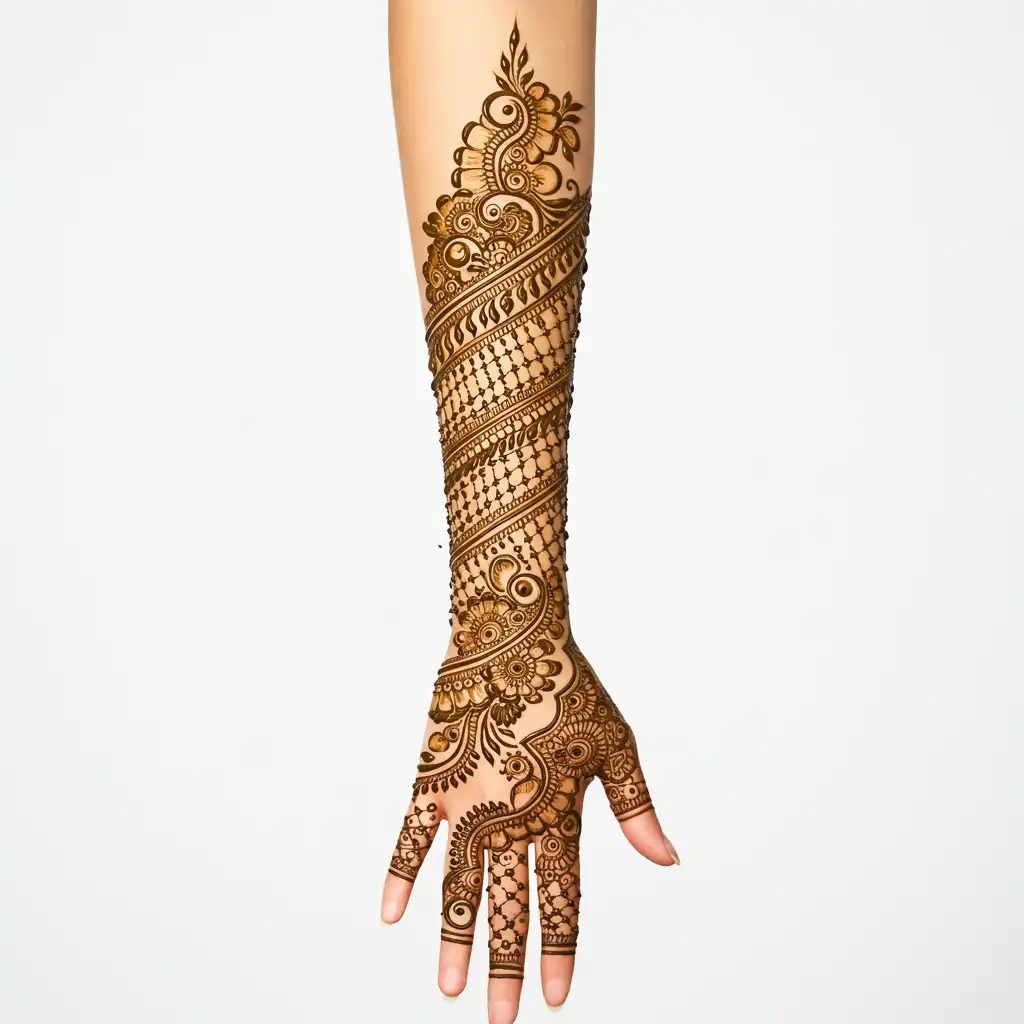 Full hand mehndi design 54 Full hand mehndi design 54