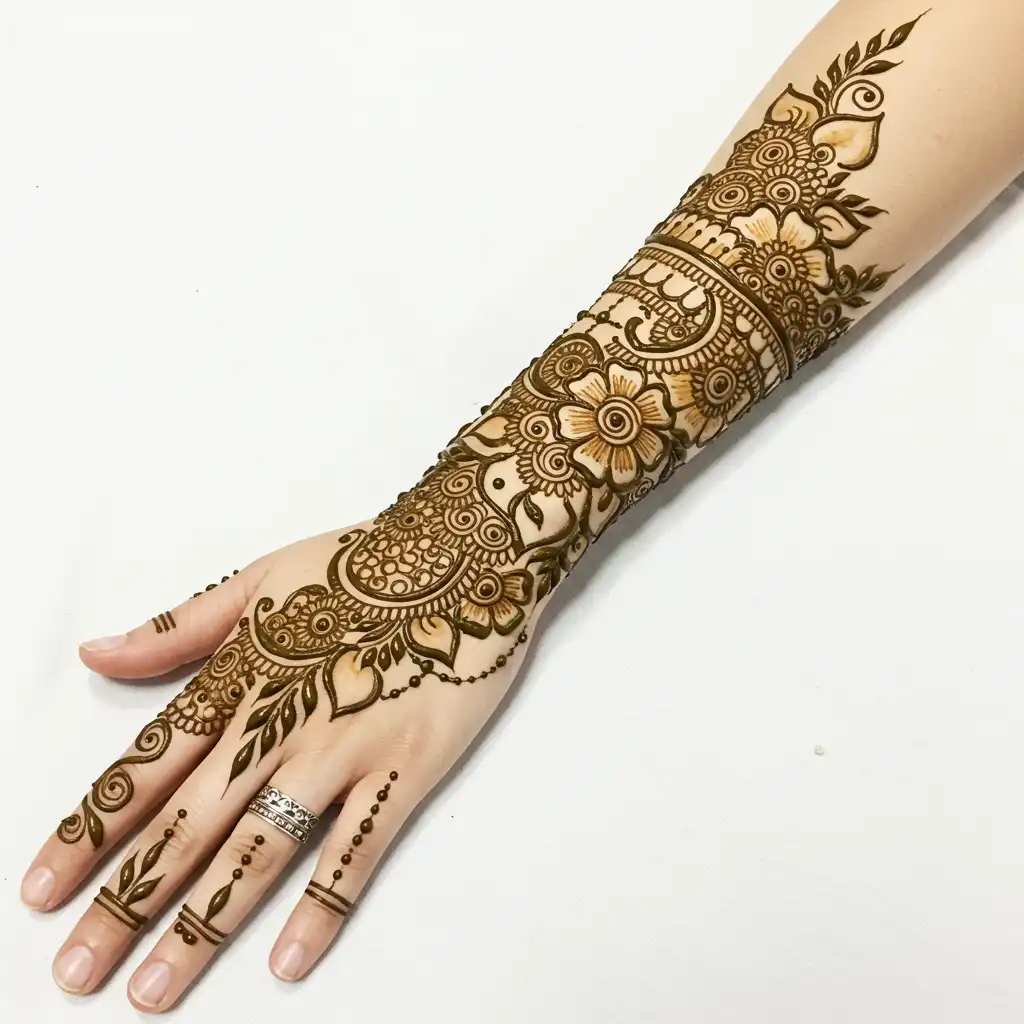 Full hand mehndi design 56 Full hand mehndi design 56