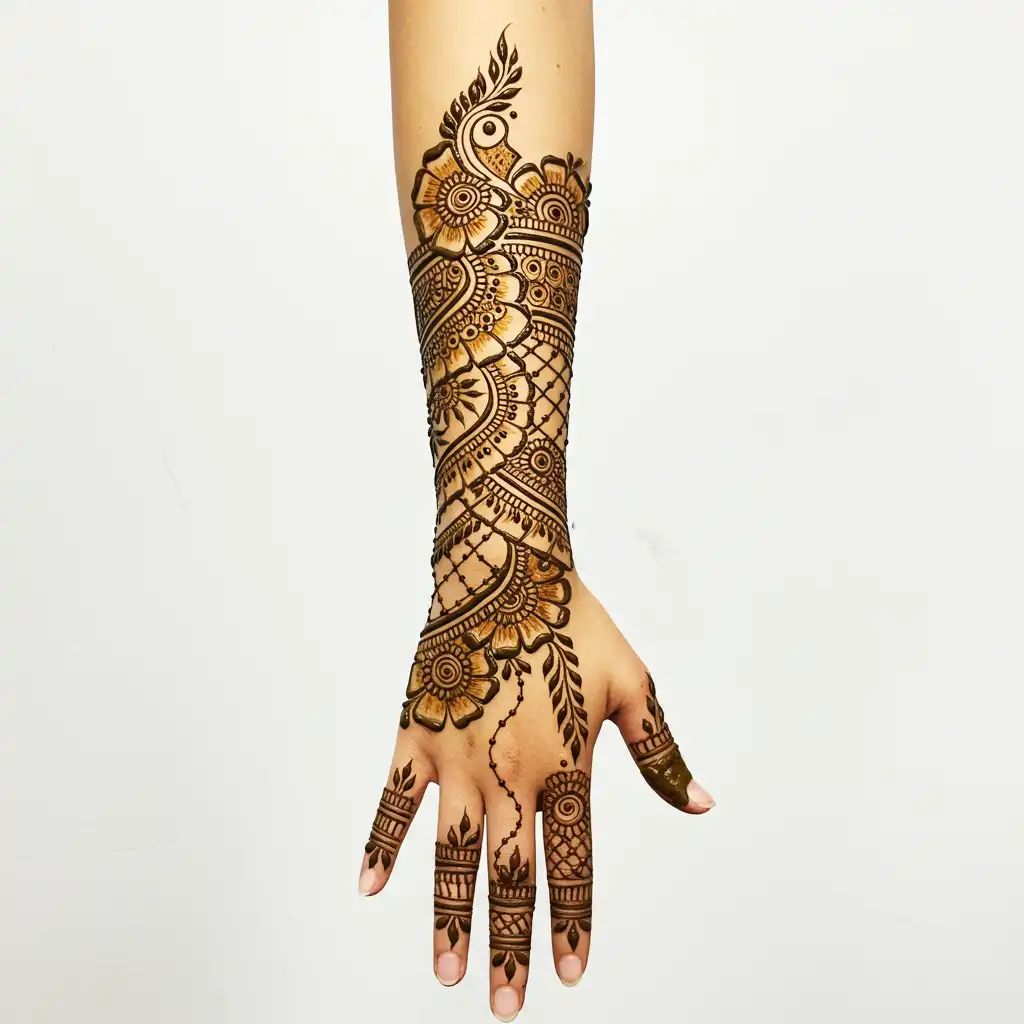 Full hand mehndi design 67 Full hand mehndi design 67