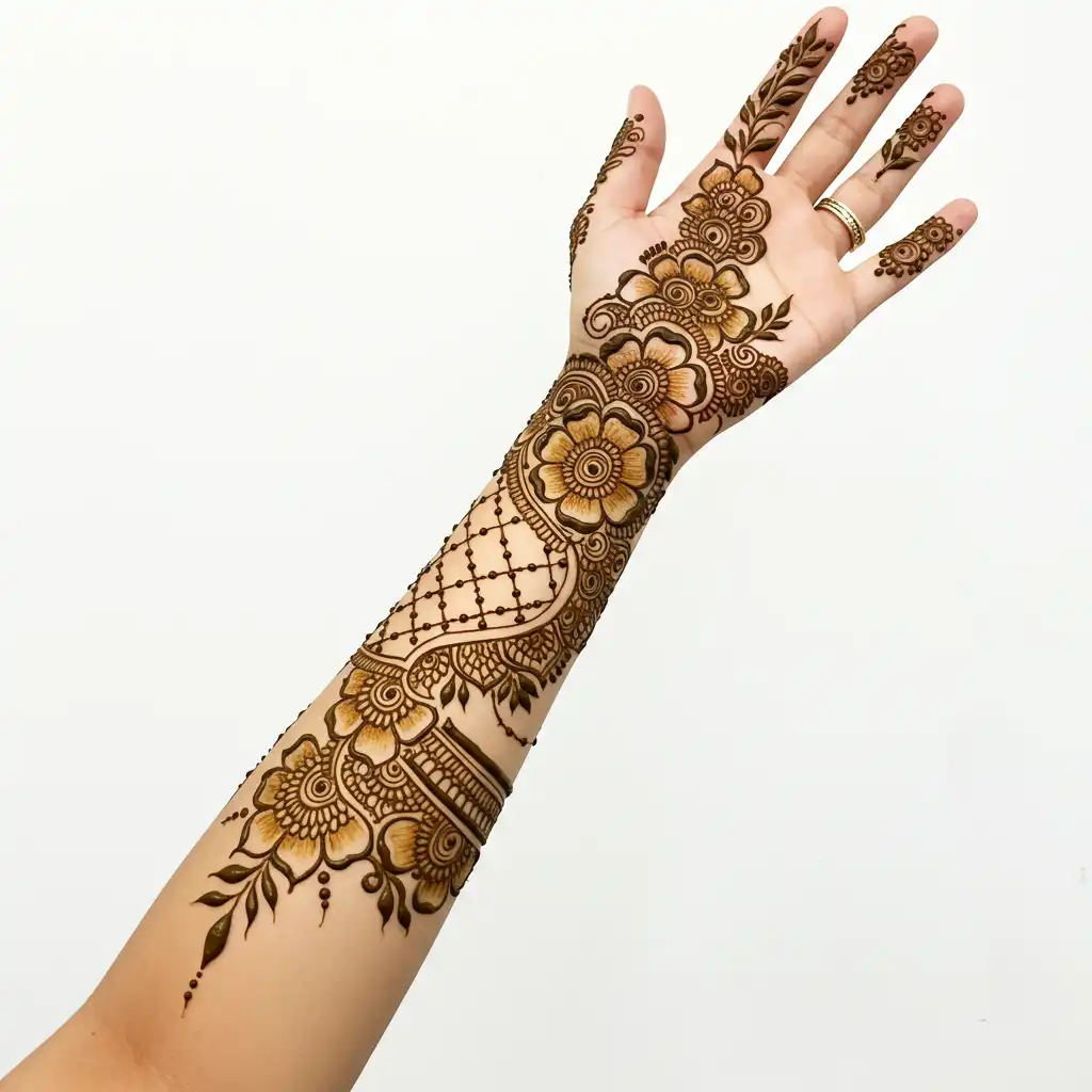 Full hand mehndi design 69 Full hand mehndi design 69