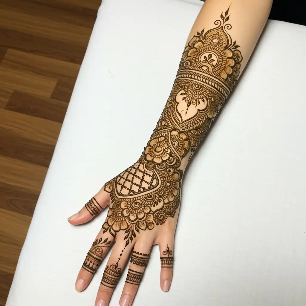Full hand mehndi design 7 Full hand mehndi design 7