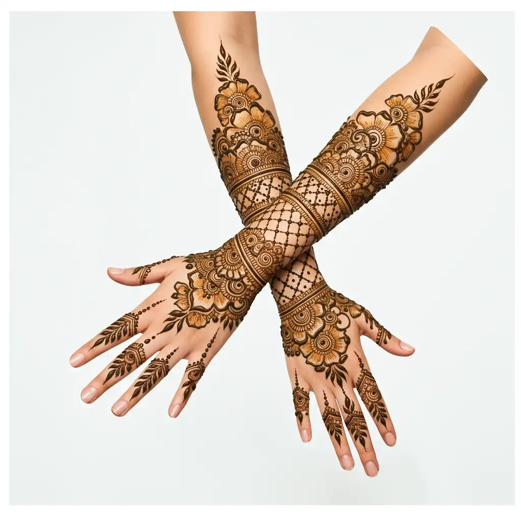 Full hand mehndi design 70 Full hand mehndi design 70