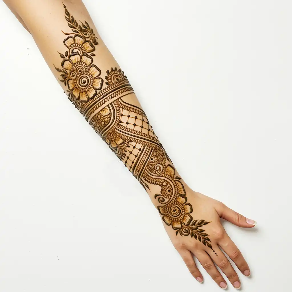 Full hand mehndi design 78 Full hand mehndi design 78