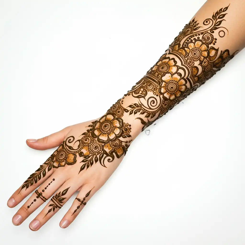 Full hand mehndi design 84 Full hand mehndi design 84