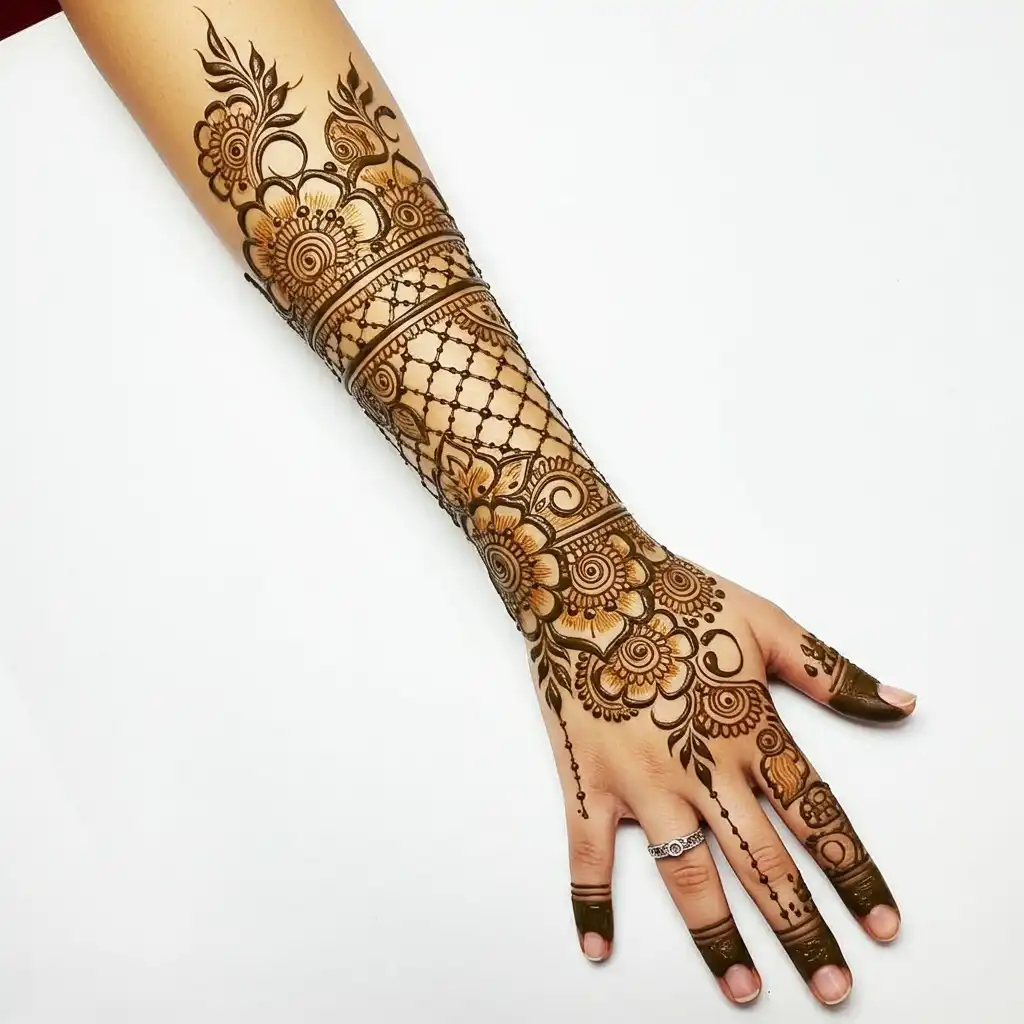 Full hand mehndi design 85 Full hand mehndi design 85