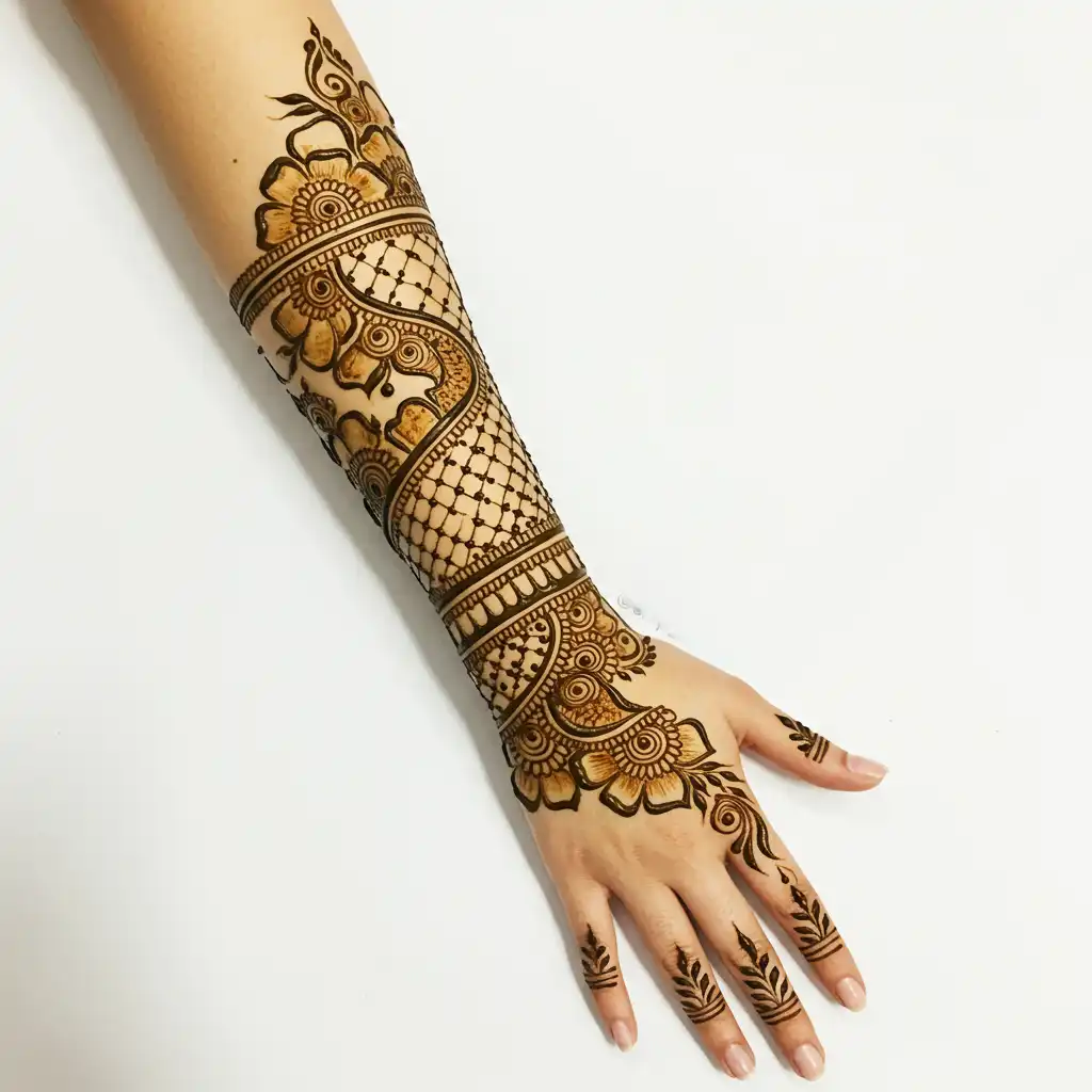 Full hand mehndi design 86 Full hand mehndi design 86