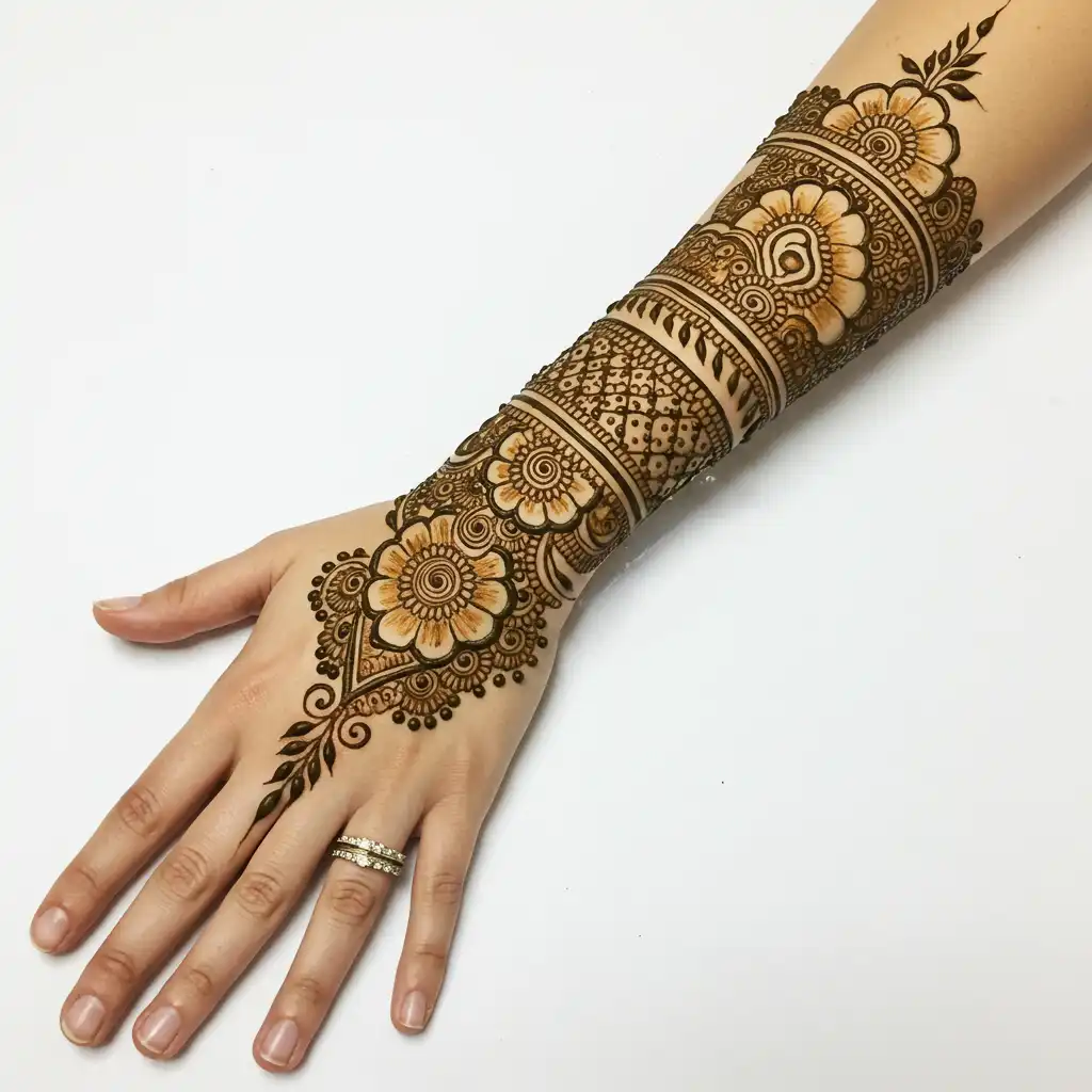 Full hand mehndi design 87 Full hand mehndi design 87