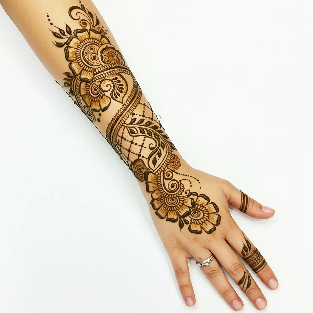 Full hand mehndi design 92 Full hand mehndi design 92