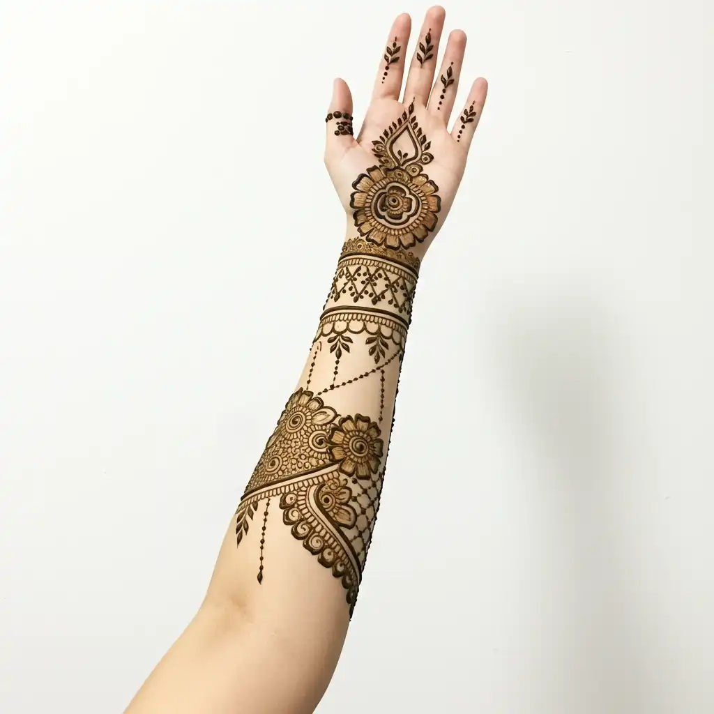 Full hand mehndi design 98 Full hand mehndi design 98