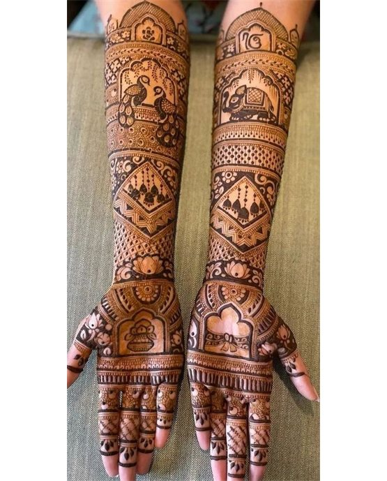 Classy Bangle Modern Full Hand Mehndi Design Effect Classy Bangle Modern Full Hand Mehndi Design Effect