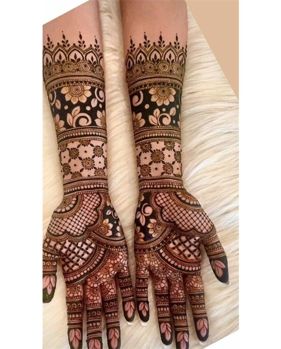 Fine Vine Modern Full Hand Mehndi Design Flow Fine Vine Modern Full Hand Mehndi Design Flow