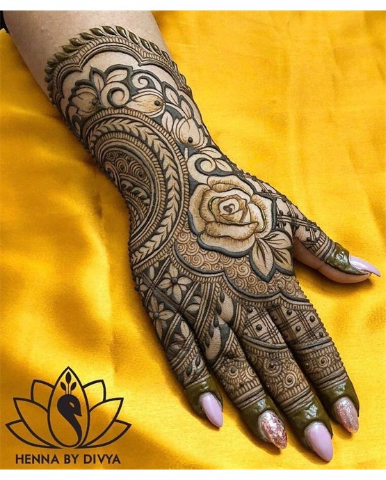 Arrow And Heart Artistic Simple Full Hand Mehndi Design Finish Arrow And Heart Artistic Simple Full Hand Mehndi Design Finish