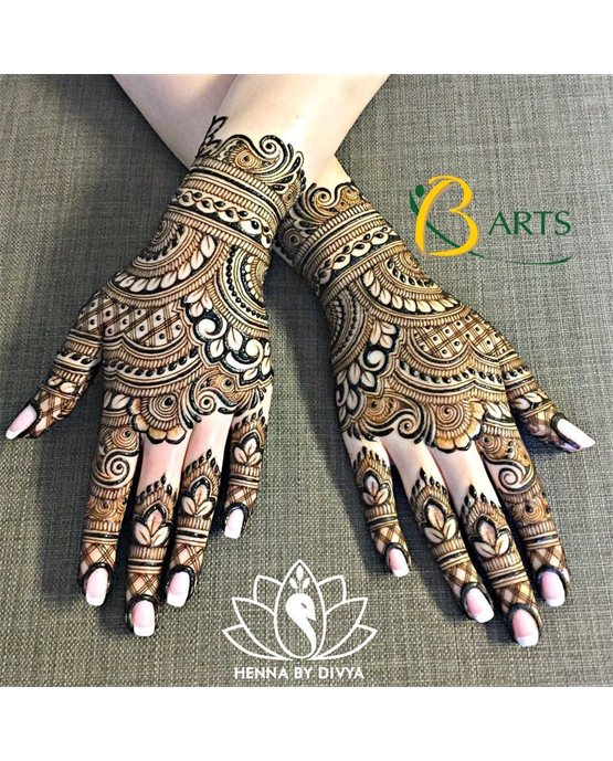 Curves Inspired Cultural Simple Full Hand Mehndi Design Curves Inspired Cultural Simple Full Hand Mehndi Design