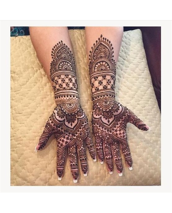 Ethnic Shade Simple Full Hand Mehndi Design Accent Ethnic Shade Simple Full Hand Mehndi Design Accent