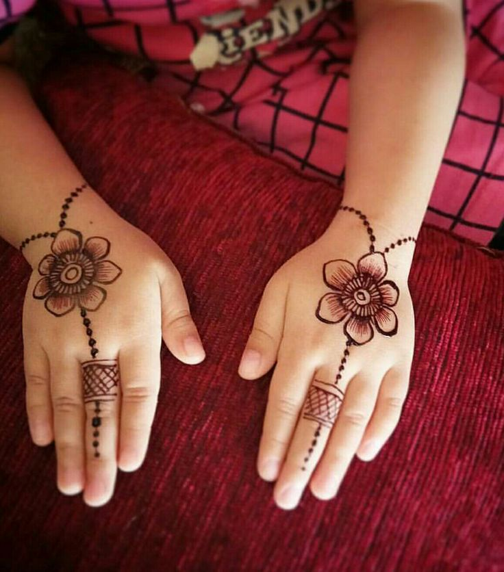 Kids cute mehndi design 30 Kids cute mehndi design 30