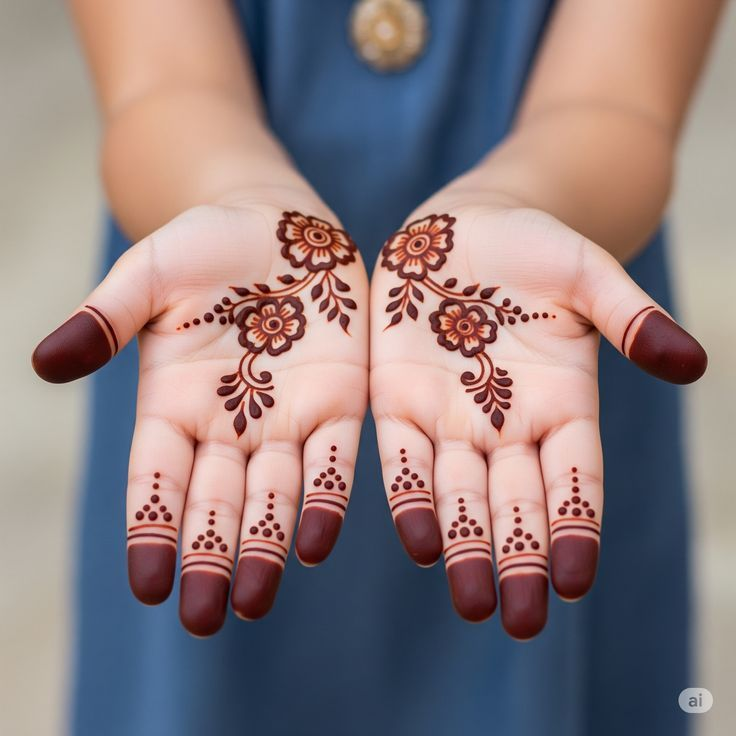 Kids cute mehndi design 52 Kids cute mehndi design 52