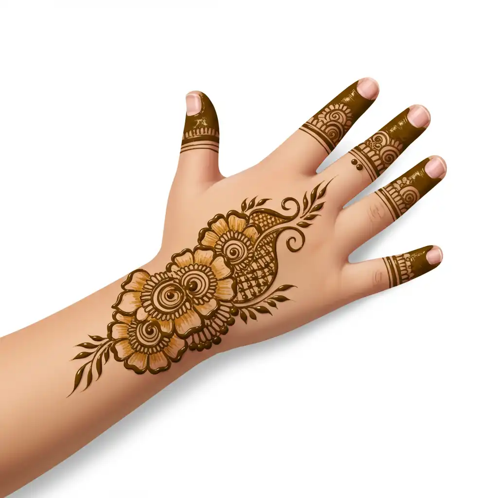 Kids cute mehndi design 83 Kids cute mehndi design 83