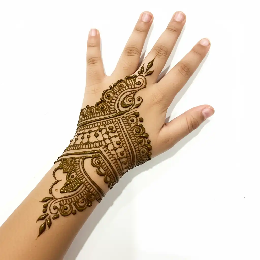 Kids cute mehndi design 89 Kids cute mehndi design 89