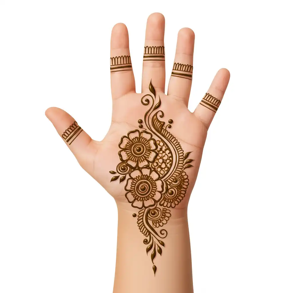 Kids cute mehndi design 97 Kids cute mehndi design 97
