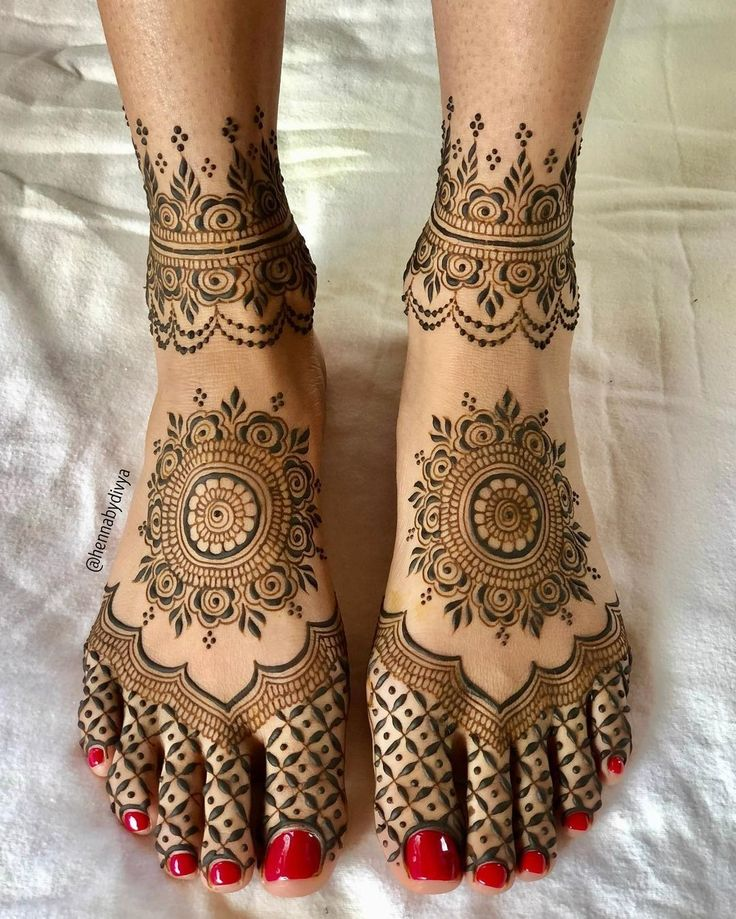 Leg mehndi design 1 Leg mehndi design 1