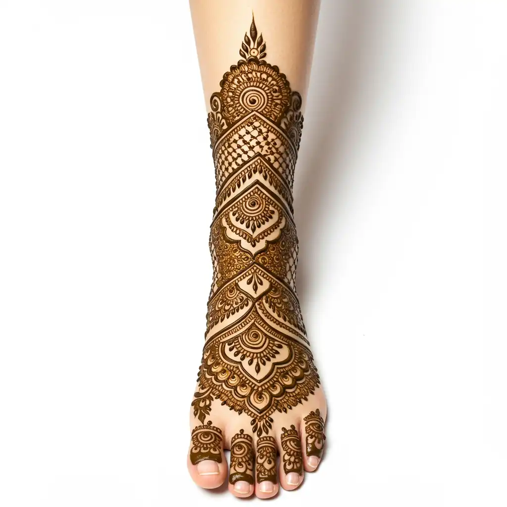 Leg mehndi design 101 Leg mehndi design 101